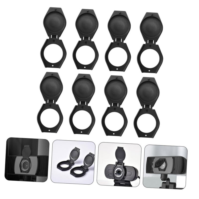 8 Pcs Black Sliding Webcam Cover Privacy Shutter For Laptop Computer - Image 5