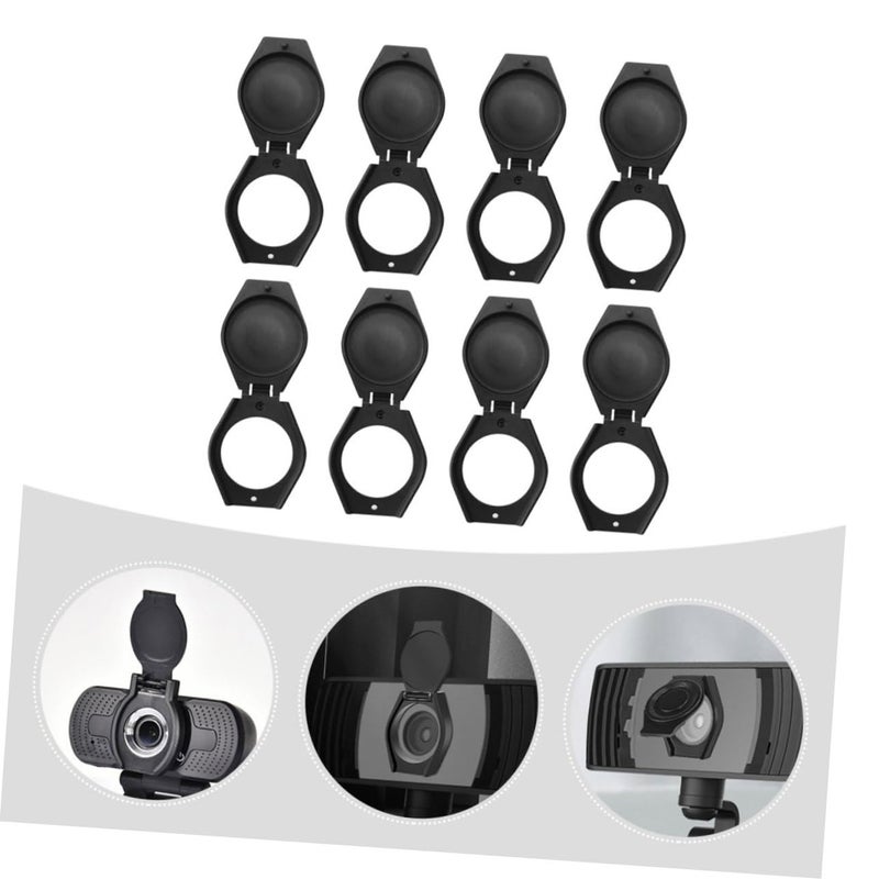 8 Pcs Black Sliding Webcam Cover Privacy Shutter For Laptop Computer - Image 4