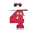 A Pinata 4 U APINATA4Us 175 Large Red Number Four Racing Theme Pinata Rev Up Your Celebration with HighOctane Fun Including Stick and Mask - Image 2