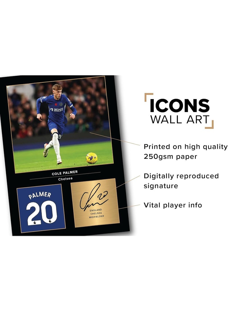 EMODA HOME TROVE Cristiano Ronaldo Manchester United Legends Signed A4 Photo – Printed Gift for United Fans – Digitally Reproduced Signature – Unframed 8.3x11.7 Inch (21x29.7 cm) - Image 3