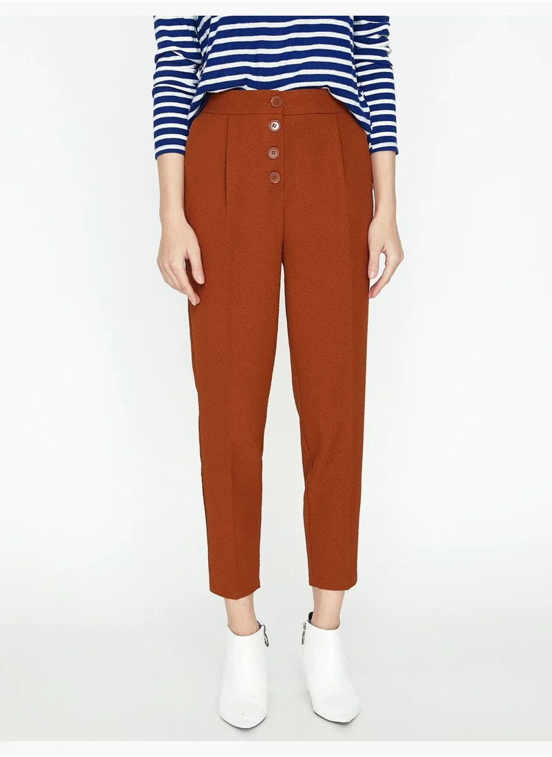 كوتن Slim Fit Trousers