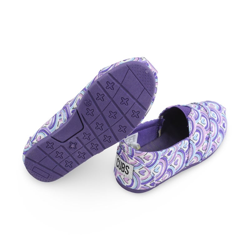 Girls Canvas – Hearts Slip-on Espadrilles - Image 4