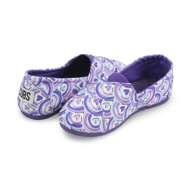 Girls Canvas – Hearts Slip-on Espadrilles - Image 3