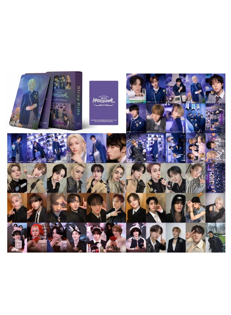 NIBEMINENT 55 قطعة بطاقات ليمو سحرية لفرقة ستراي كيدز لمحبي التجميع والهدايا - Image 1