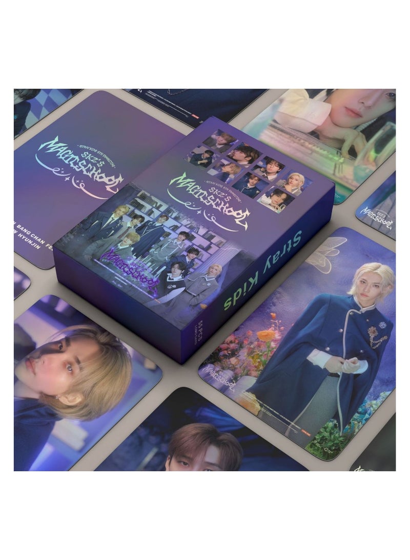 NIBEMINENT 55 قطعة بطاقات ليمو سحرية لفرقة ستراي كيدز لمحبي التجميع والهدايا - Image 3