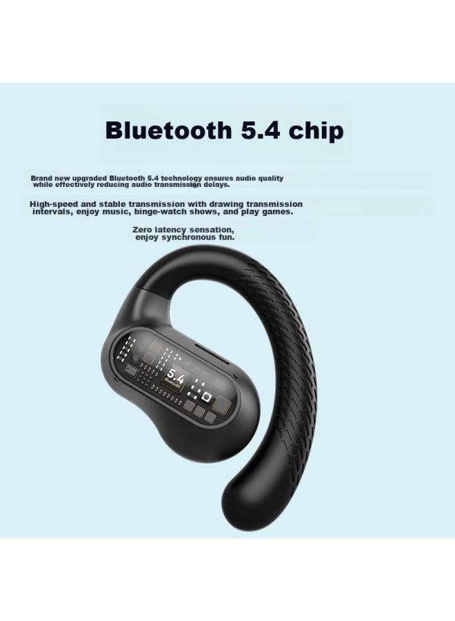 Langston Lansidun Bluetooth Earphones, Ear-hook Style, Bone Conduction Concept, Open-concept Non-in, Dual Microphone Noise Reduction For Sports Running Cycling, C Patible With Apple Xia I Huawei Phones, Ts05 Beige - Image 1