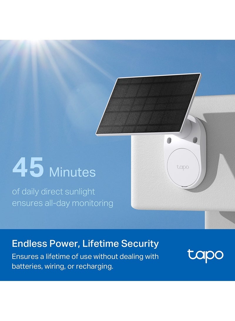 TP-LINK TC82 KIT, 2K Solar-Powered Security Camera Kit|Free Smart Person Detection|Color Night Vision|IP65 Weatherproof|No Hub Required|Intelligent Phone Notifications|Flexible Storage Options - Image 3