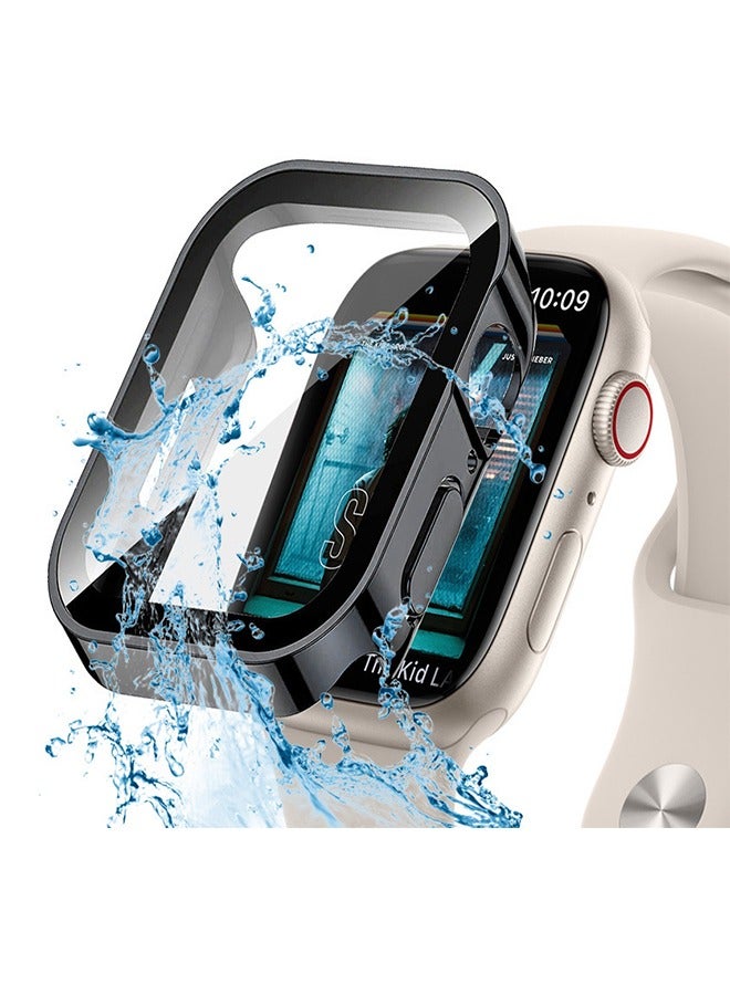 إكس ليفيل غطاء حماية مع واقي شاشة لساعة Apple Watch Series 9 8 7 45 مم - Image 1