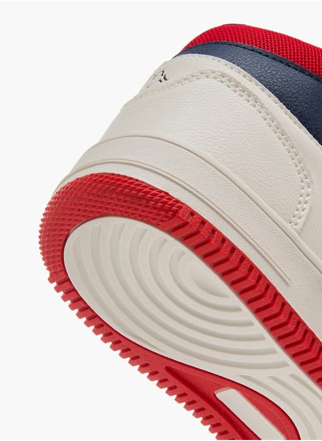Kappa Boys' Colourblock High Top Sneakers with Hook and Loop Closure  - Image 5