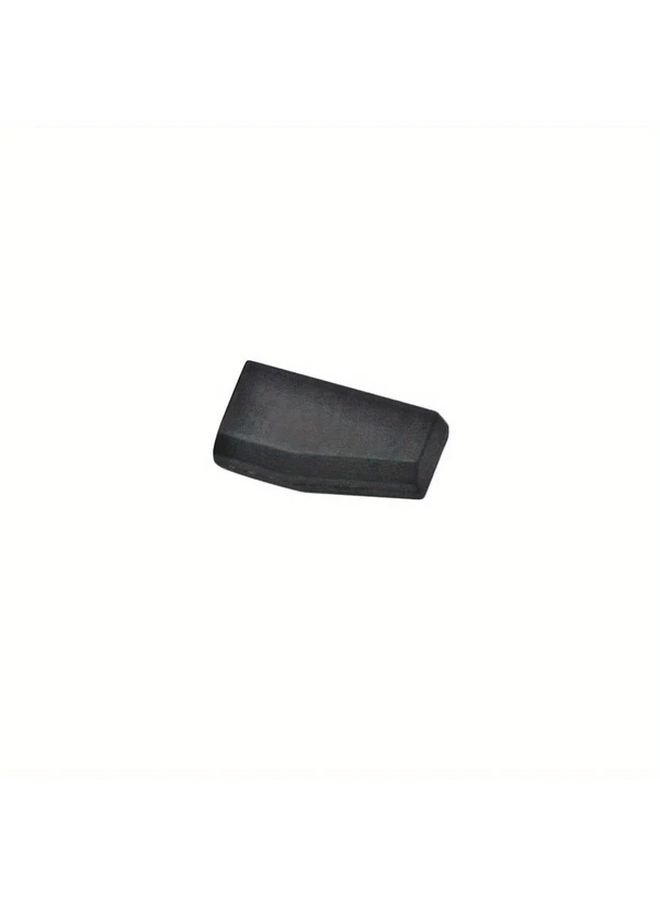 4D63 Chip Soft Clay Durable Black Keychain with White Border for Car Keys - Image 1