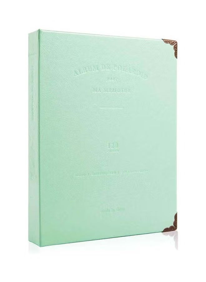 Ozone 120 Pockets Mini Photo Album For Fujifilm Instax Mini 9 8 7 7S 50 70 90 / Instax SP-1/ Polaroid Instant Camera And Name Card Ice Blue 