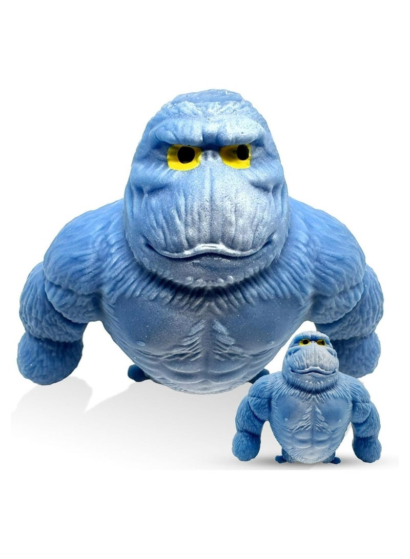 لعبة القرد الإسفنجية - لعبة تخفيف التوتر على شكل غوريلا جامبو قابلة للتمدد - ناعمة، بطيئة الارتفاع، مستوحاة من الحيوانات اللطيفة، هدية مبتكرة للأطفال والكبار - ملحق لعب حسي مضاد للقلق - Image 1