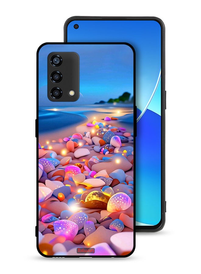 Tolwak غطاء حماية أوبو A95 4G فن الأحجار - Image 1