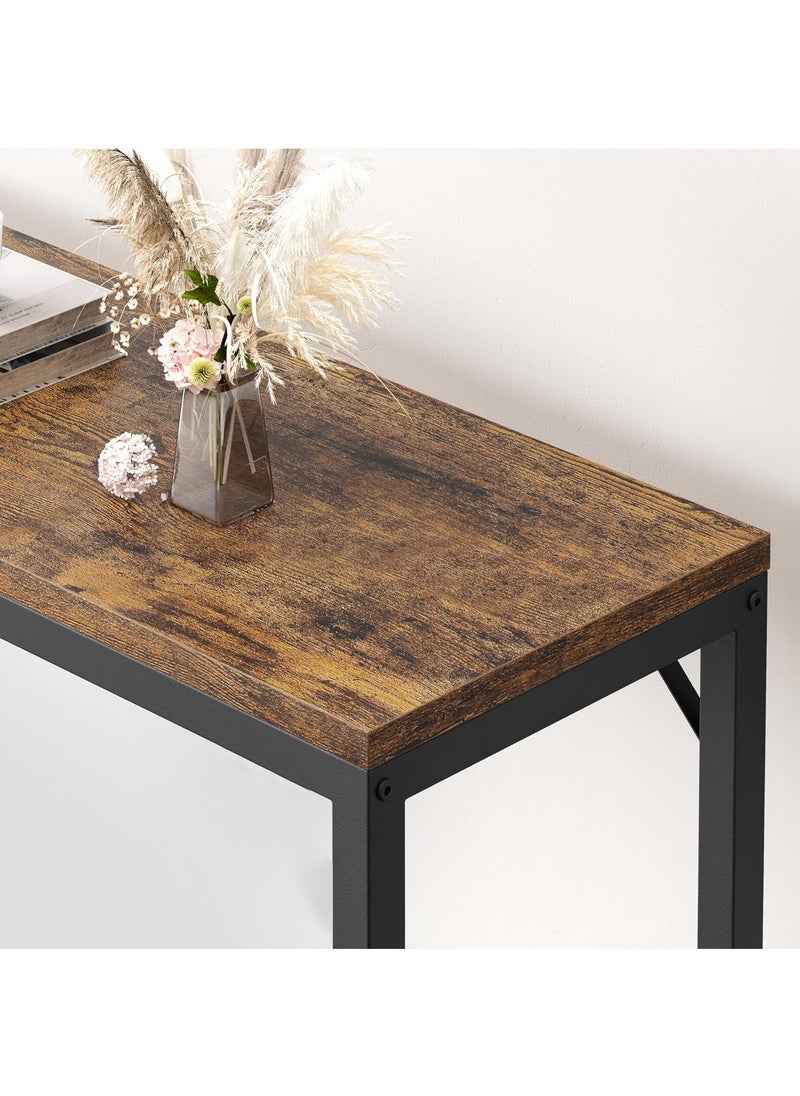 AnneFish - 100*30*90 cm Console Table Simple Sofa Table Home Coffee Corner Display Shelf Entryway Table For Couch Hallway Entrance Living Room - Image 1