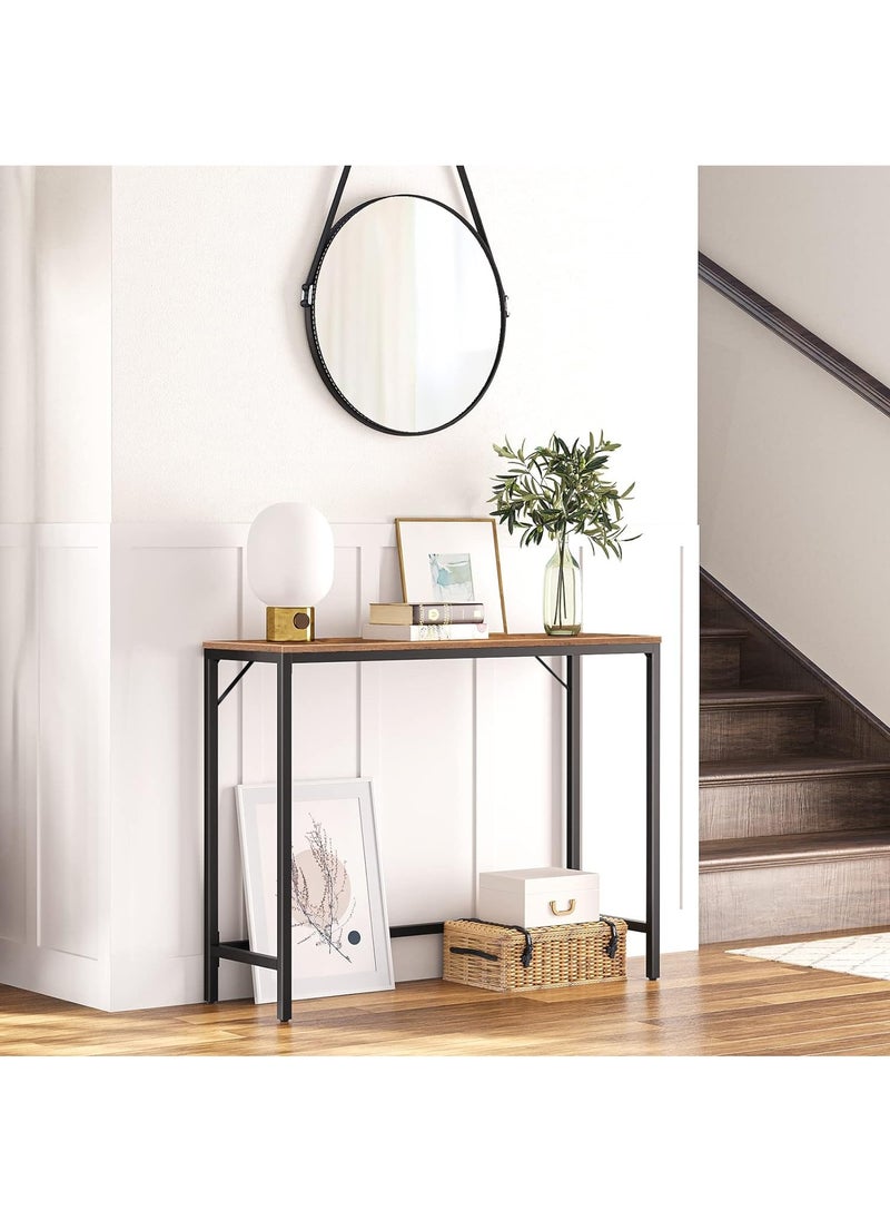AnneFish - 100*30*90 cm Console Table Simple Sofa Table Home Coffee Corner Display Shelf Entryway Table For Couch Hallway Entrance Living Room - Image 1