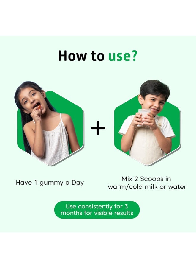 Little Joys Brain Development Kit (2-6 Years) | With NutriMix (350g) & Brain Health Gummies (30 day pack) | Omega 3 DHA-Packed Kit for Better Focus & Memory - Image 2