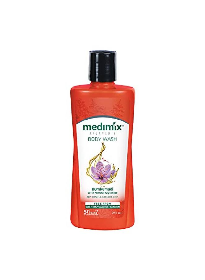 Medimix Ayurvedic Kumkumadi With Natural Glycerine Body Wash 250 Ml - Image 2