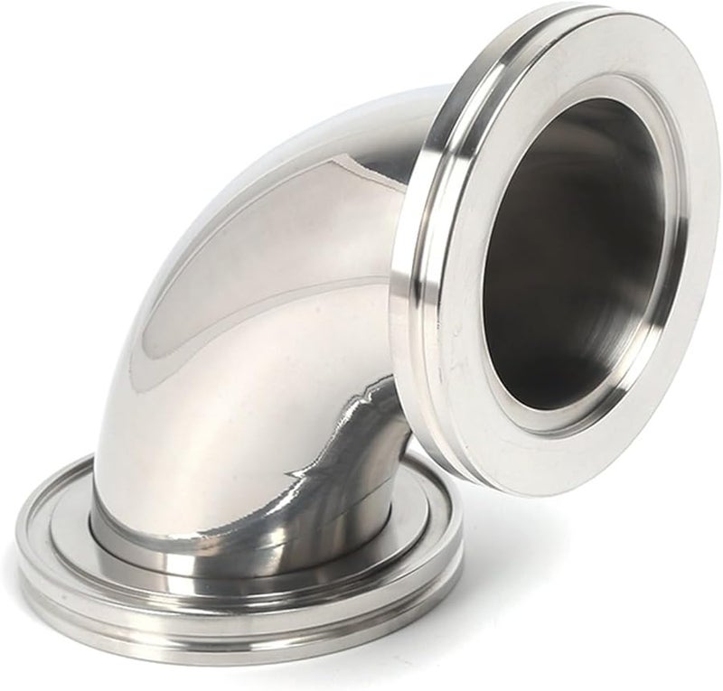 ستينلس ستيل 304 درجة 90 وصلة زاوية فلنجة أنبوب فراغية منحنى ركن - Image 2