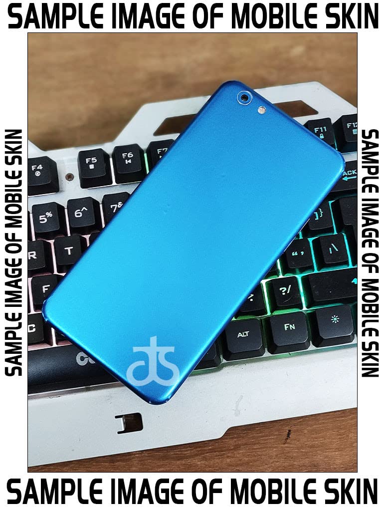 AtOdds - Full Body Back Screen Guard Protector Film - Lamination Wrap Skin Sticker for iPhone 17 Pro Max | Scratchproof Matte Finish (Design - Aqua Blue) - Image 2