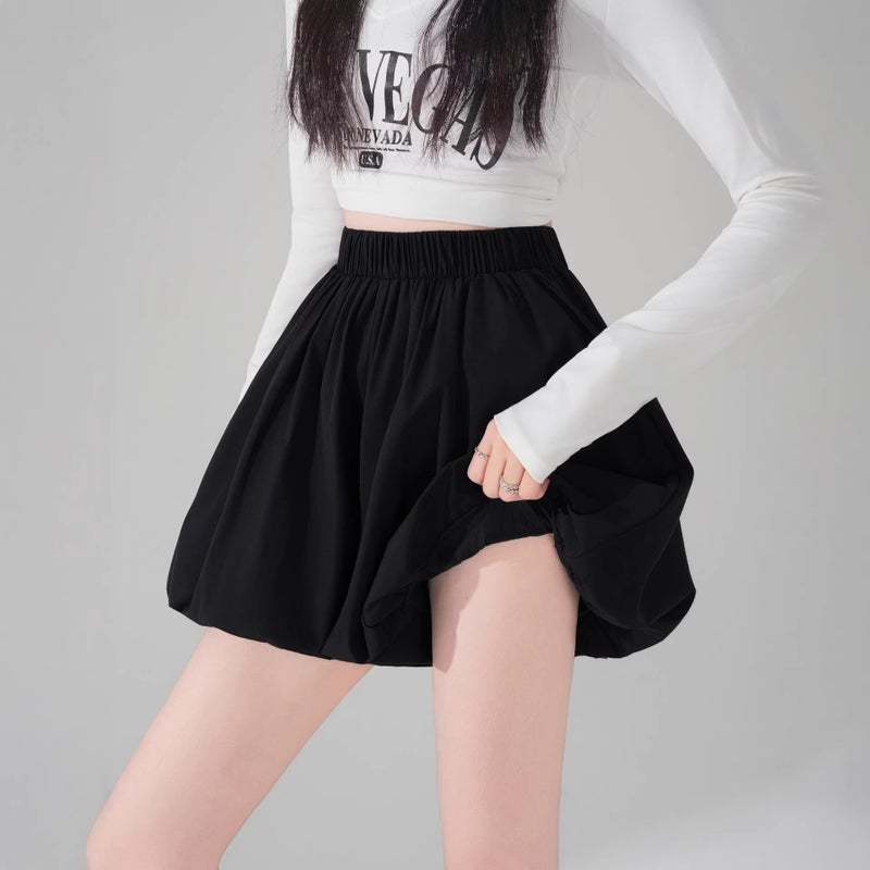 Women's French Style Sweet Boucle Skirt - Image 2