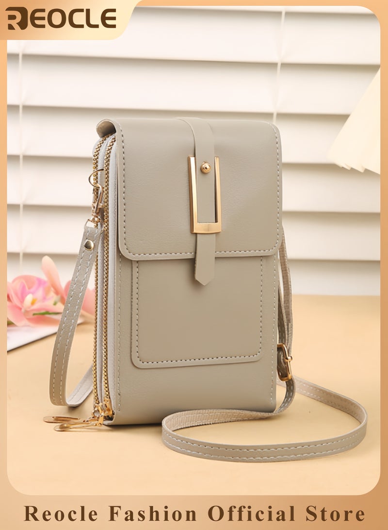 ريوكل حقائب كروس بودي للنساء، محافظ كروس بودي للهواتف المحمولة مع حزام قابل للتعديل وفتحات متعددة لبطاقات الائتمان، محافظ، أفضل هدية للنساء