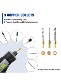 WORKPRO WORKPRO 476PCS Rotary Tool Accessories Kit, Rotary Tool Bits for Easy Cutting, Sanding, Grinding, Carving, Polishing, Drilling and Engraving  - Image 5
