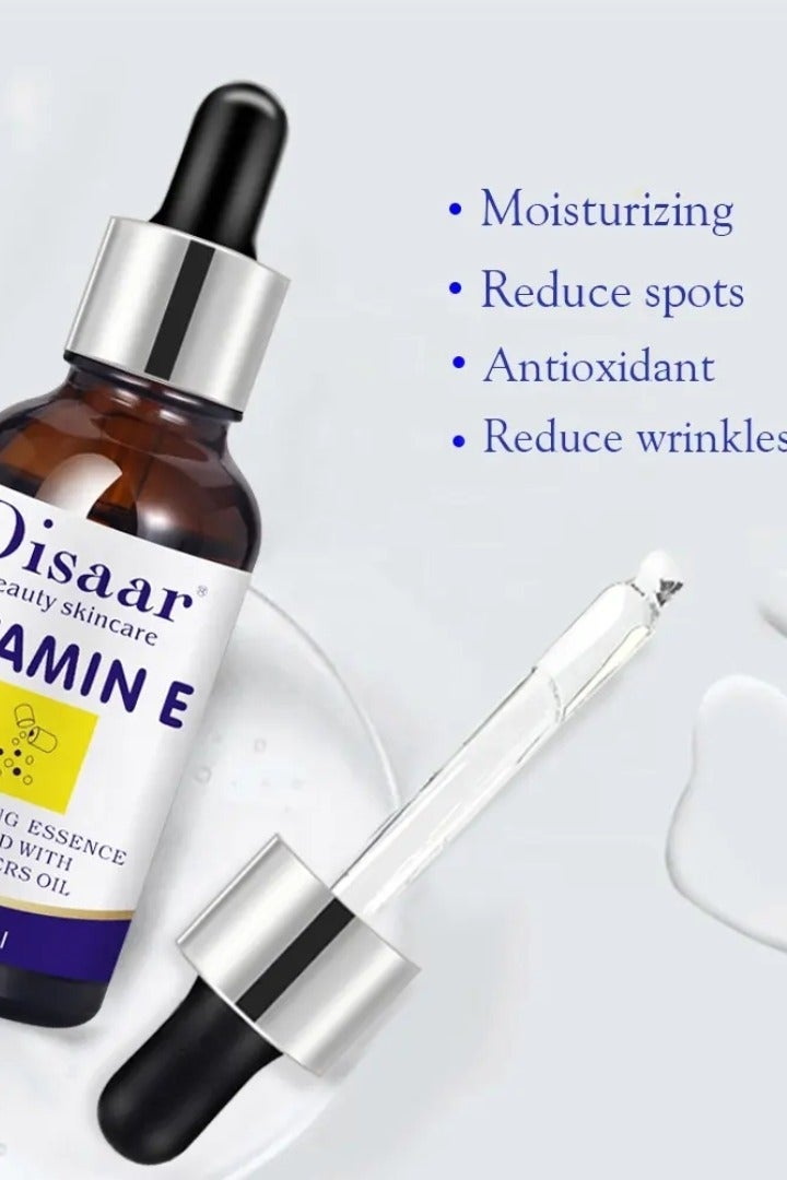 Disaar Vitamin E Moisturizing Essence Sunflowers Oil Anti Wrinkles Repair Skin Replenish Vitamin E Face Serum Firming And Lifting Serum Whitening Anti Wrinkles Repair Damage Skin Essence 30ml - Image 3