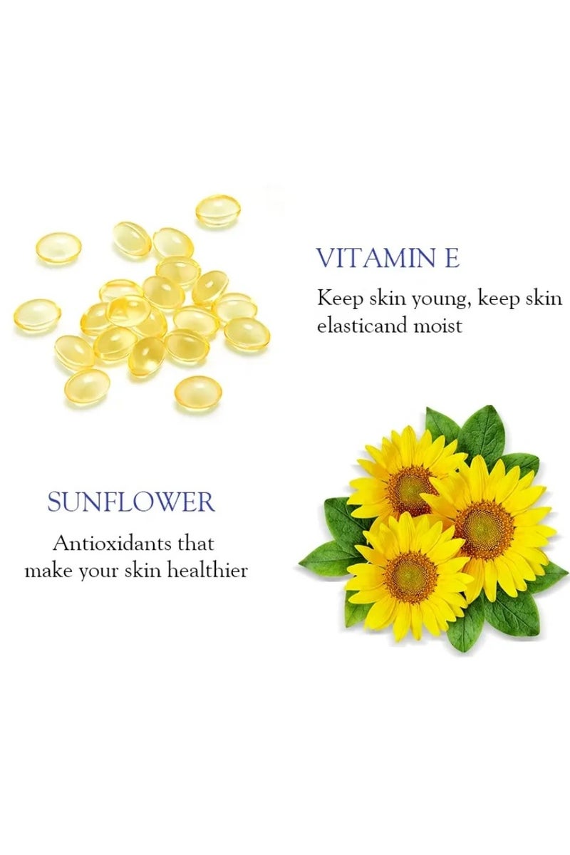 Disaar Vitamin E Moisturizing Essence Sunflowers Oil Anti Wrinkles Repair Skin Replenish Vitamin E Face Serum Firming And Lifting Serum Whitening Anti Wrinkles Repair Damage Skin Essence 30ml - Image 4