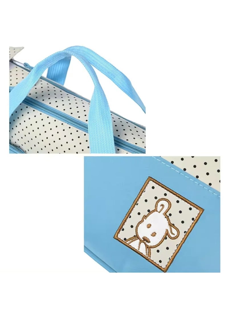 Chic Baby Diaper Bag Set All-in-One Travel Solution for Baby Needs Blue