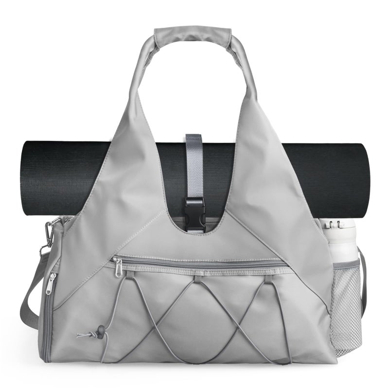 Forestfish Gym Bag For Women With Yoga Mat Holder & Shoe Compartment & Wet Dry Storage Pocket & Adjustable Strap - Image 1
