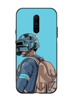 Protective Case Cover For OnePlus 7 Pro Helmet And In Military Uniform Design Multicolour
