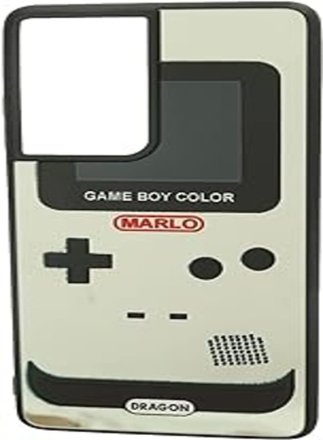 Dragon 3d back cover hard slim case game boy mirror design for samsung galaxy s30 ultra - multi color