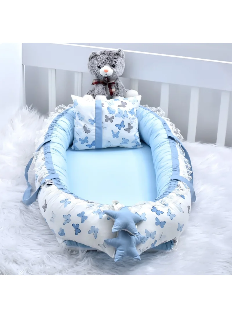 Ebabynest Butterfly Series Blue Butterfly Blue Combination Babynest