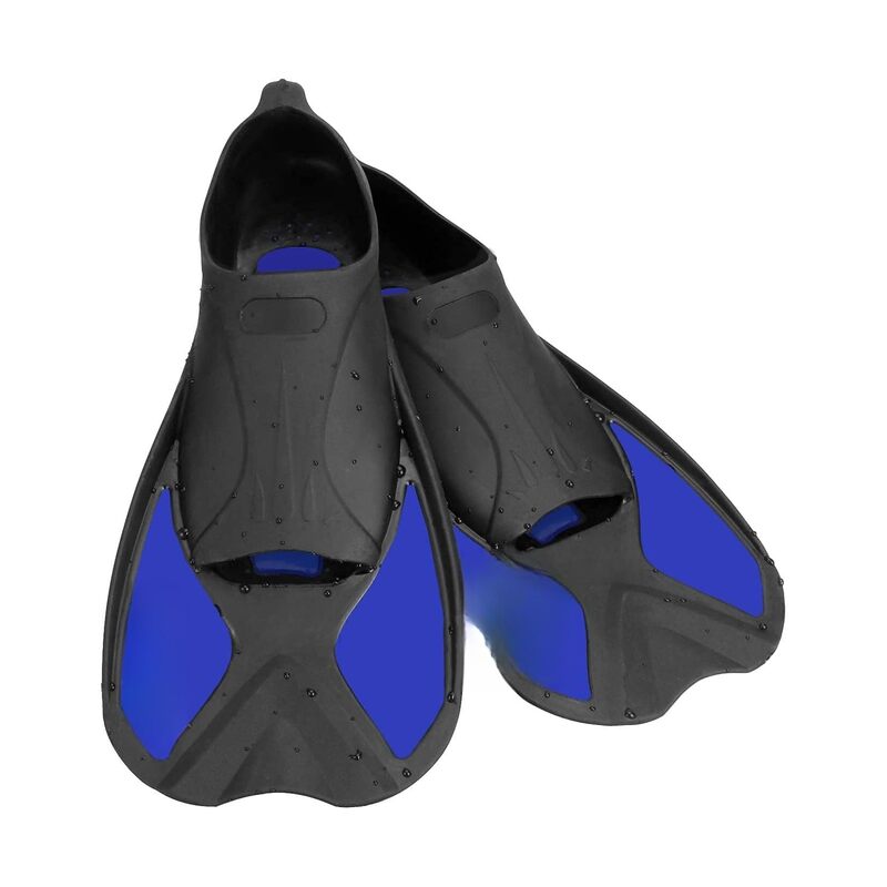 Swim Fins,Short Snorkel Fins Travel Size Flippers for Snorkeling Diving Swimming Adult Men Women - Image 3