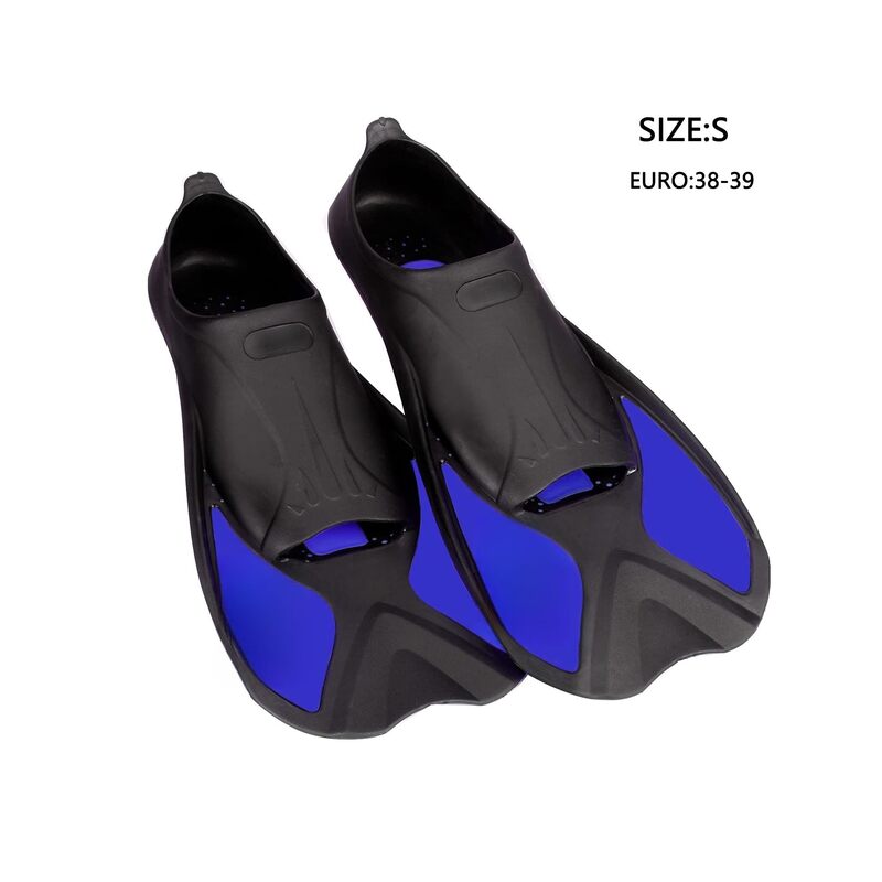 Swim Fins,Short Snorkel Fins Travel Size Flippers for Snorkeling Diving Swimming Adult Men Women - Image 2