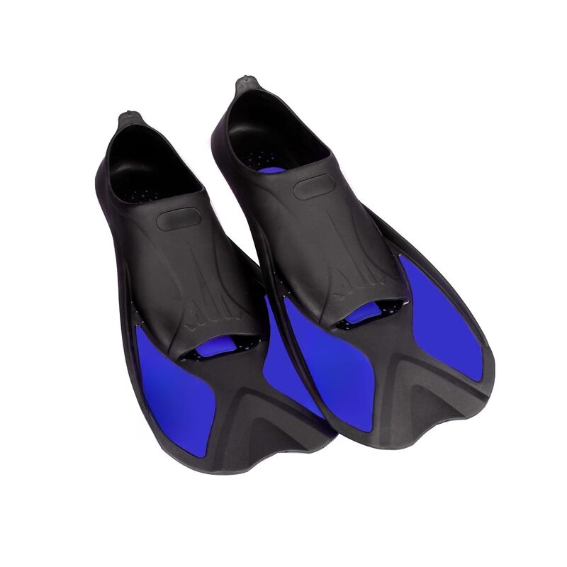 Swim Fins,Short Snorkel Fins Travel Size Flippers for Snorkeling Diving Swimming Adult Men Women - Image 1