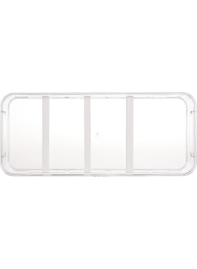 ORGANiZERS Food Storage Container With Handle - Kitchen Box Divided Into 7 Lid Compartments Organizer For Spices, Jars, Packets And More  - Image 2