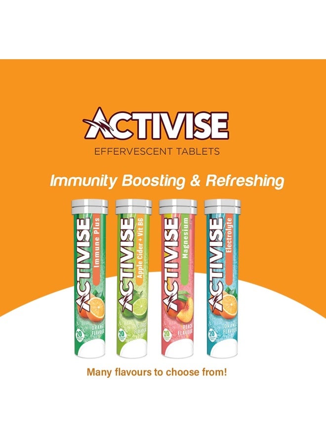 Activise Magnesium 200Mg Effervescent Tablets, Peach Flavor, Pack Of 20'S - Image 5