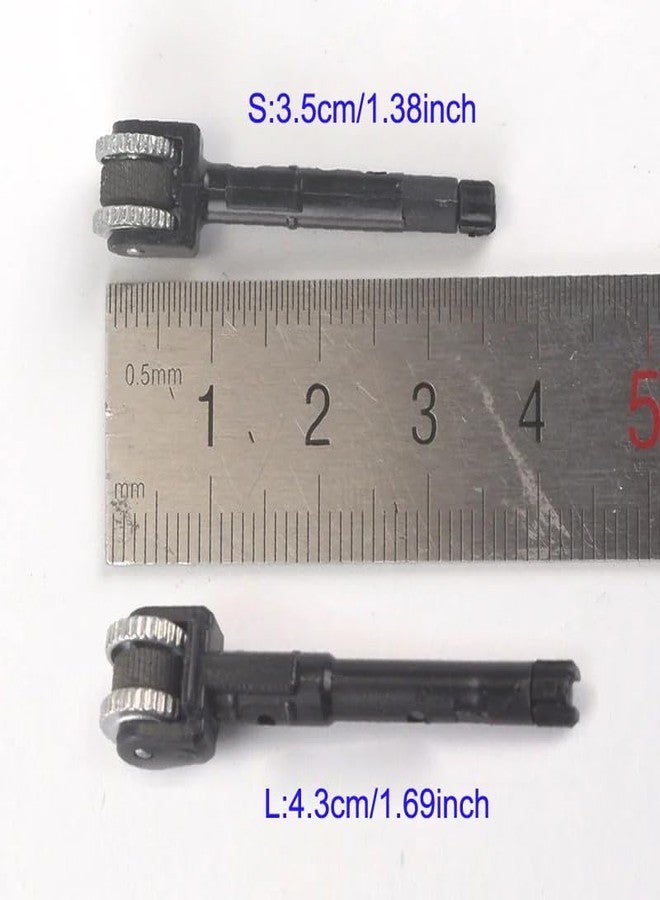 SquEqu 4 Pack Flint Wheel Replacement Barrel Friction Spark Striker Mechanism Rod Stem Striking Lighting Parts for Clipper Lighters CP11 CMP11 CP22 CMP22 Repair Refill Starting Fire 3.5cm 4.3cm - Image 2