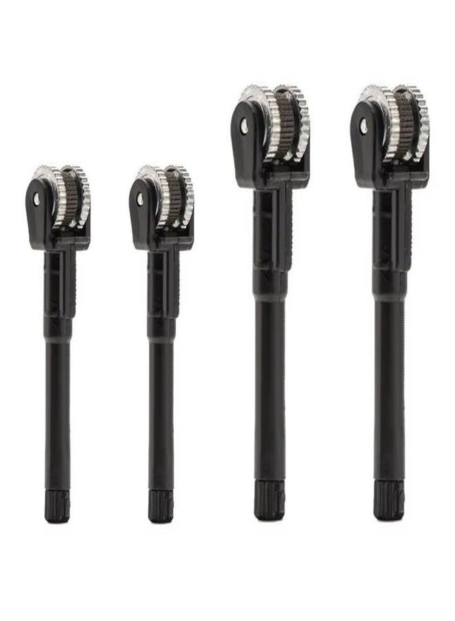 SquEqu 4 Pack Flint Wheel Replacement Barrel Friction Spark Striker Mechanism Rod Stem Striking Lighting Parts for Clipper Lighters CP11 CMP11 CP22 CMP22 Repair Refill Starting Fire 3.5cm 4.3cm - Image 1