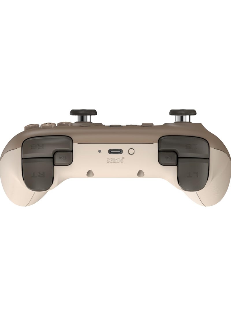 8Bitdo Ultimate 2C Wireless Controller for Windows PC and Android, with 1000Hz Polling Rate, Hall Effect Joysticks and Hall Triggers, and Remappable L4/R4 Bumpers (Brownie) - Image 4
