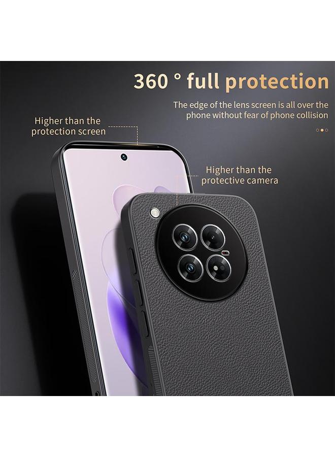 اس-توب جراب هاتف Infinix Zero 40 5G HUIYI المصنوع من الجلد المغناطيسي - Image 4