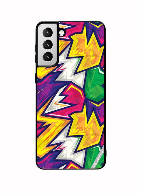 Protective Case Cover For Samsung Galaxy S22 Plus 5G Colorful Abstract Geometric Design Multicolour