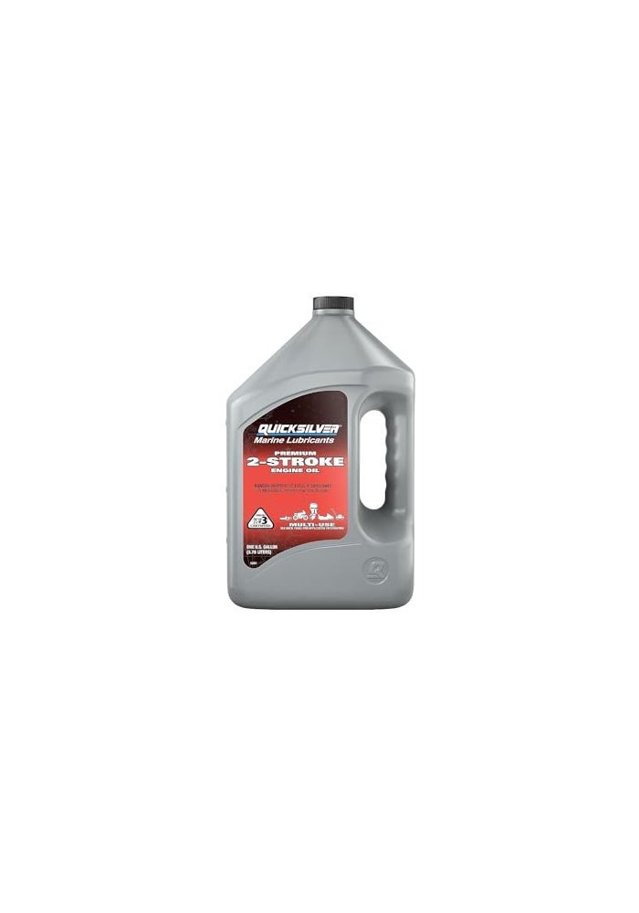 Quicksilver Premium 2-Stroke Engine Oil - 1 Gallon - Image 1