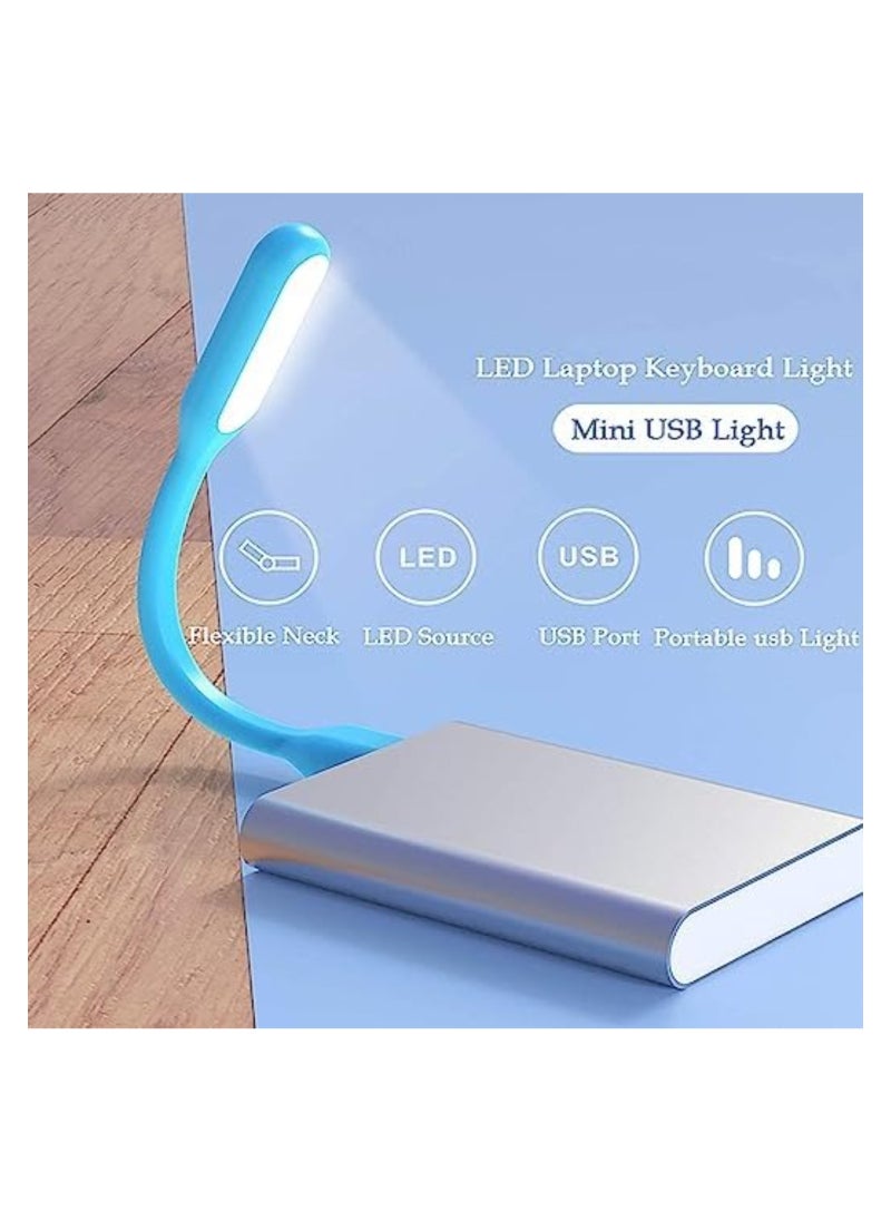 ELTRAZONE - Combo of 5 Flexible Portable Bendable Lamp Mini USB LED Lights USB Light for Power Bank - Image 1