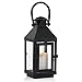 NUPTIO NUPTIO Nuptio Garden Lanterns for Candles, 20cm/7.87in Tall Vintage Style Pillar Candle Holder, Metal Halloween Candle  - Image 2