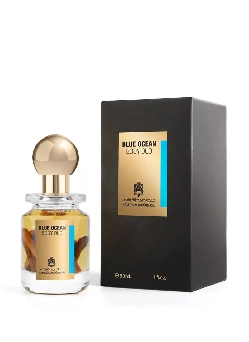 Abdul Samad Al Qurashi Body Oud Blue Ocean Concentrated Perfume Oil 30 ml  - Image 2