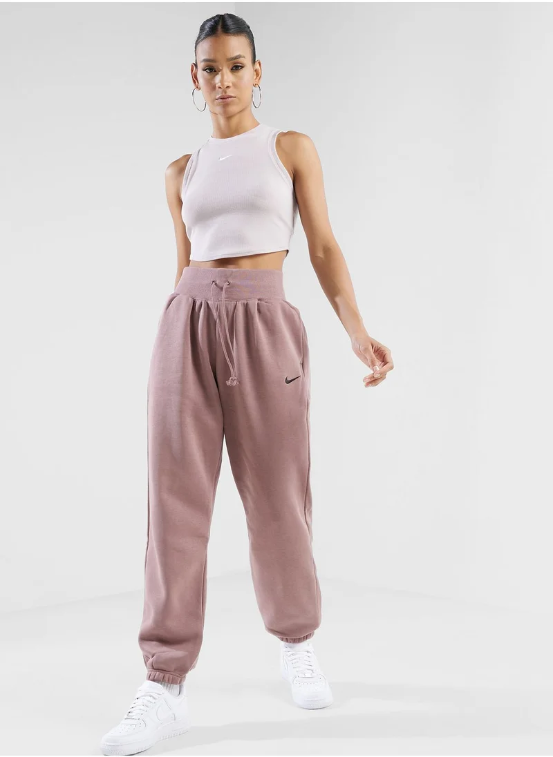 نايكي بنطال Nsw Phoenix Fleece عالي الارتفاع مقاس كبير