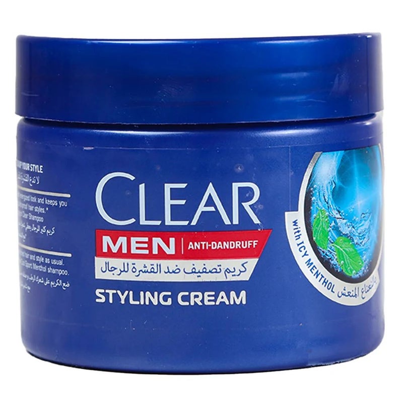 Clear Men Anti-Dandruff Hair Styling Cream- 275ml - Image 1