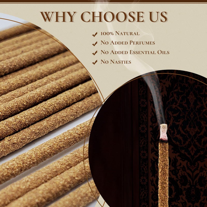 RRTPPT Palo Santo Incense Sticks (30 Sticks), 100% Natural sustainably harvested Peruvian Palo Santo, Suitable for Meditation, Relaxation, and Spiritual Purification - Image 4